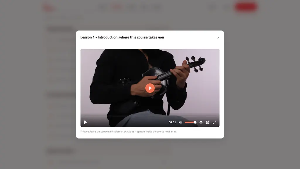 Lesson player tracking playback progress