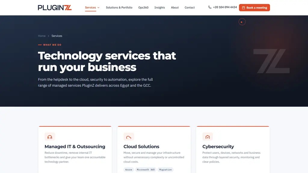 The seven service verticals